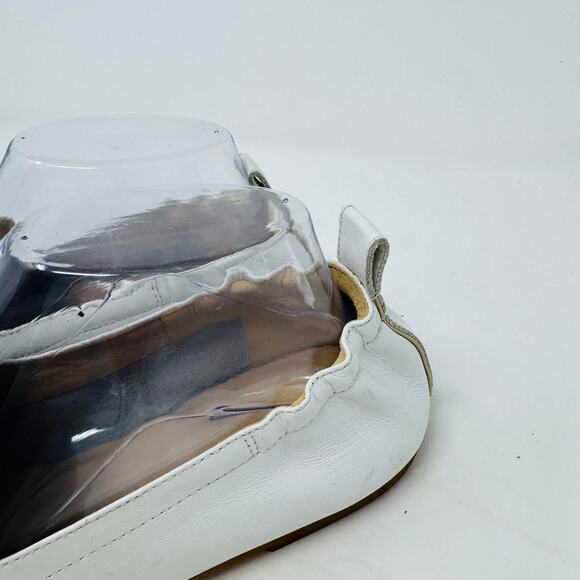 Everlane White Leather Loafers Women’s Size 9 Slip-On Flats Minimalist Preppy - Picture 3 of 13